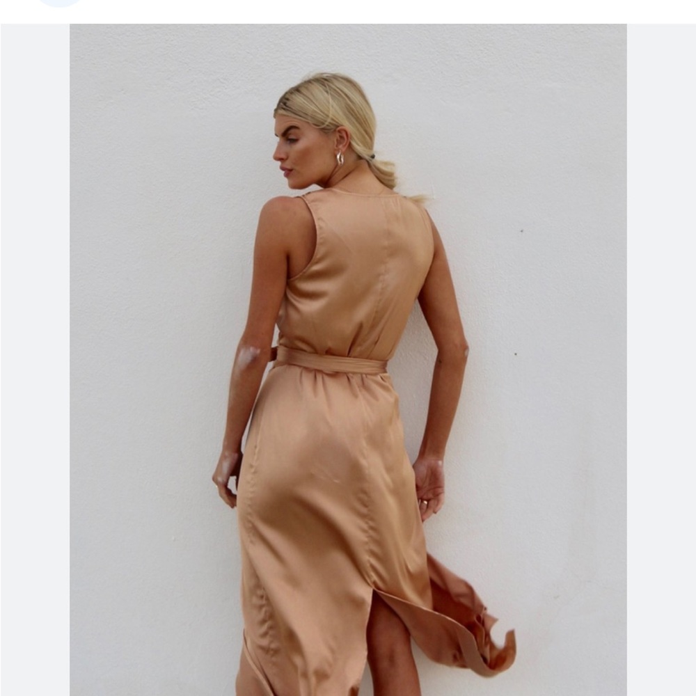 Never Fully Dressed Wrap MIDI Dress